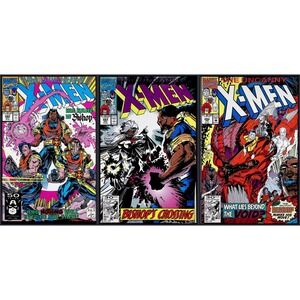 Marvel Comic Lot The Uncanny X-Men #282 283 284 First Bishop Appearance